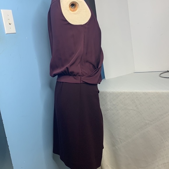 Diane Von Furstenberg Daren dress in Plum - Picture 3 of 10